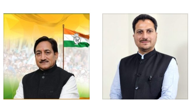 BJP MLA Rakesh Jamwal and former CPS Sohan Lal Thakur lock horns with each other on Congress candidate Vikramaditya Singh.