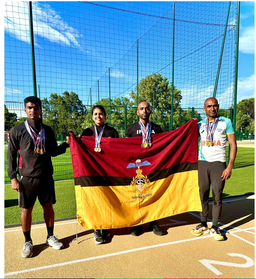 Four AFMS Officers Make History at 43rd World Medical & Health Games in Saint-Tropez, France.