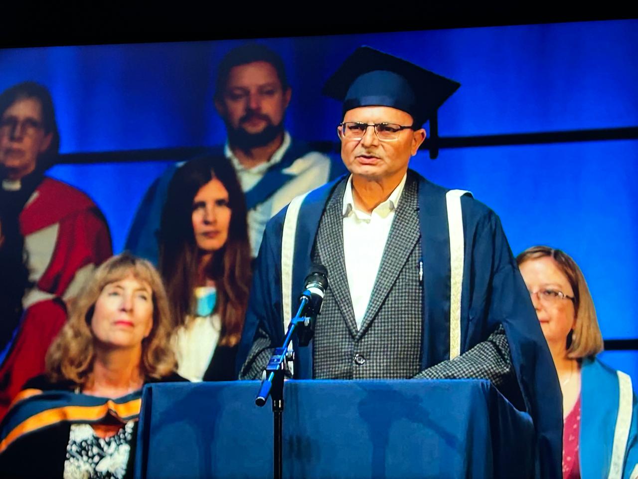 Dr. J.C. Kuniyal Honored with ‘Honorary Fellow’ Title by Bath Spa University London.