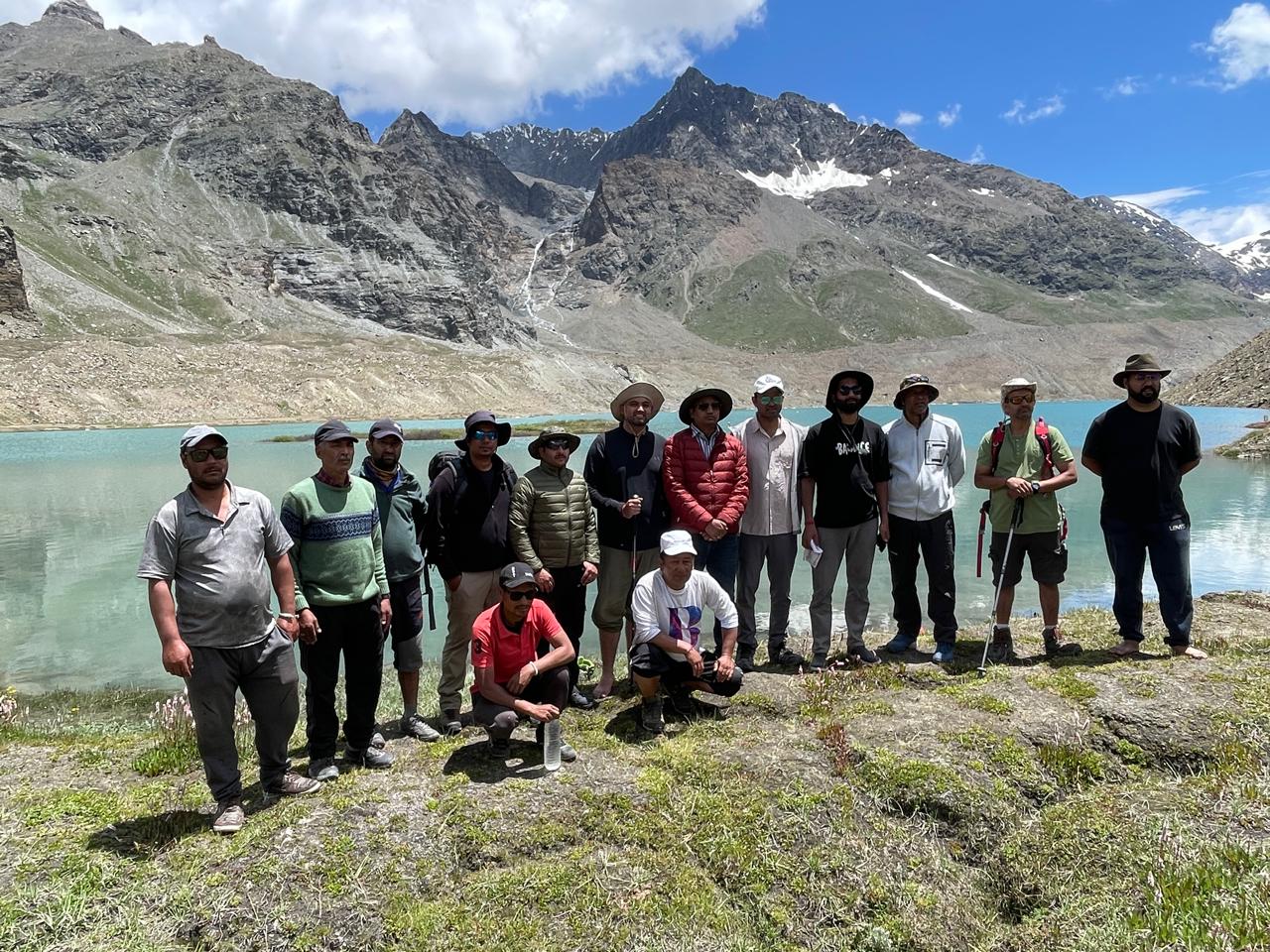 District Disaster Management Authority Conducts Field Expedition to Ghepang Gath Glacial Lake Amid GLOF Concerns.