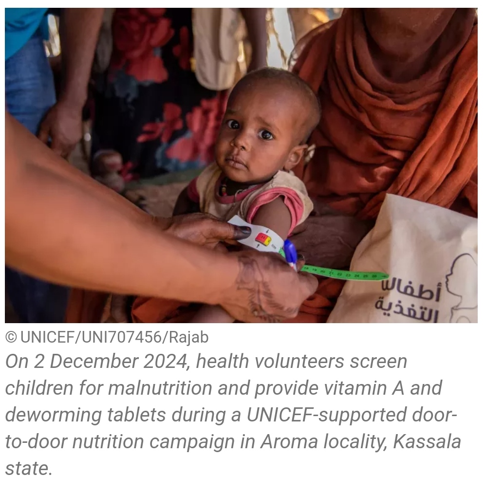 Famine Spreads Across Sudan, Threatening Millions Amid Deepening Food and Nutrition Crisis. 