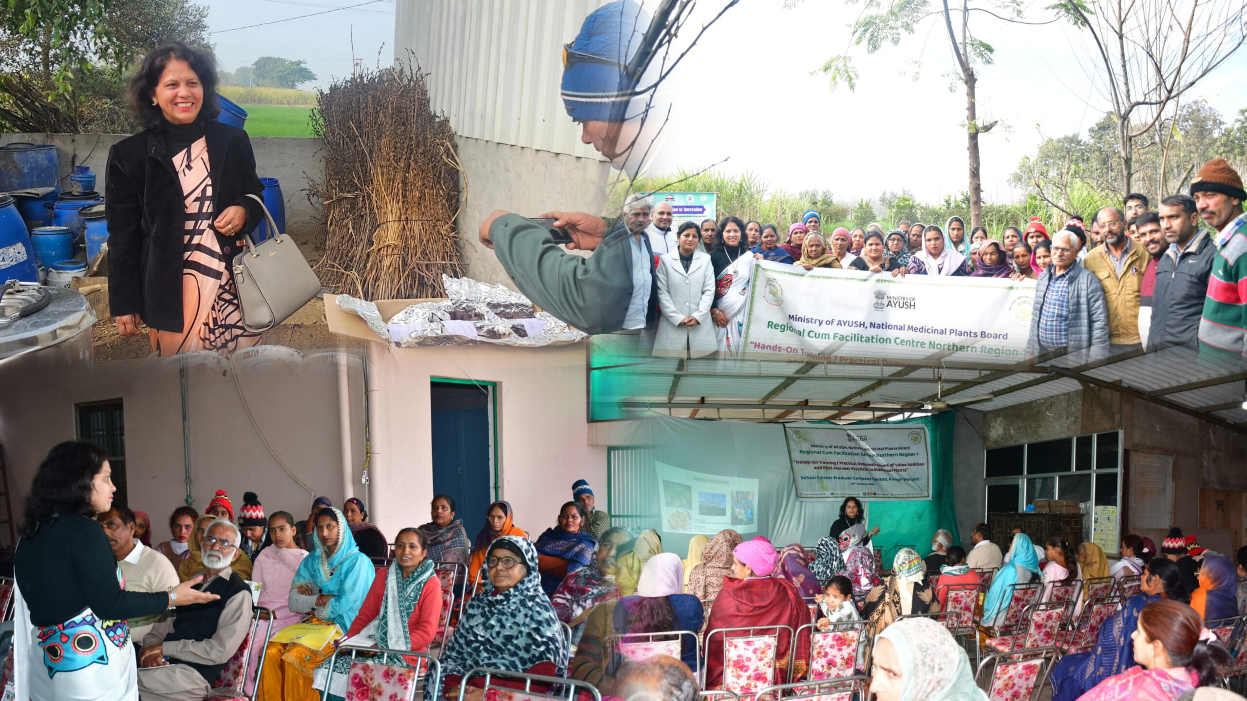 Reviving Medicinal Knowledge Across States: A Journey Through Farmer Training in Haryana, Uttar Pradesh, and Punjab. Dr. Tara Devi Sen.