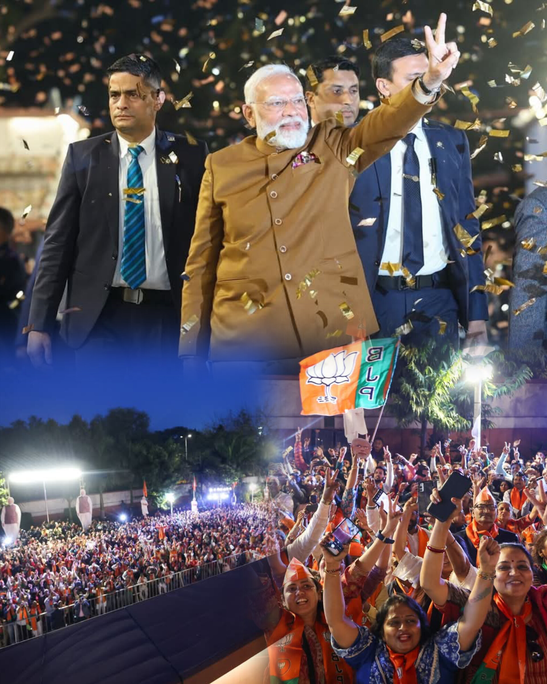 BJP Secures Sweeping Victory in Delhi Assembly Polls, Ends 27-Year Wait for Power.