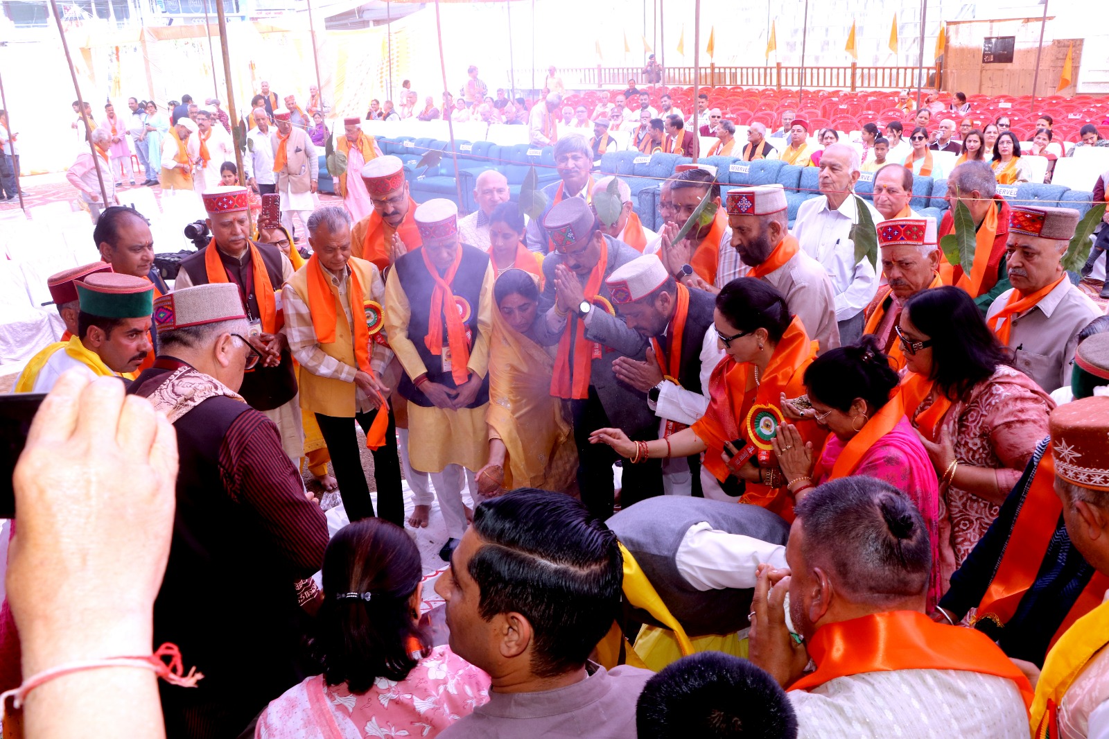 Grand Celebrations Mark Hindu New Year at Seri Manch, Mandi. 