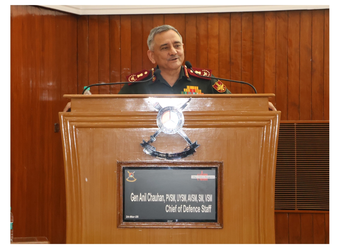 CDS Gen Anil Chauhan Stresses on Adaptability and Transformation for Survival in Modern Battlespace.