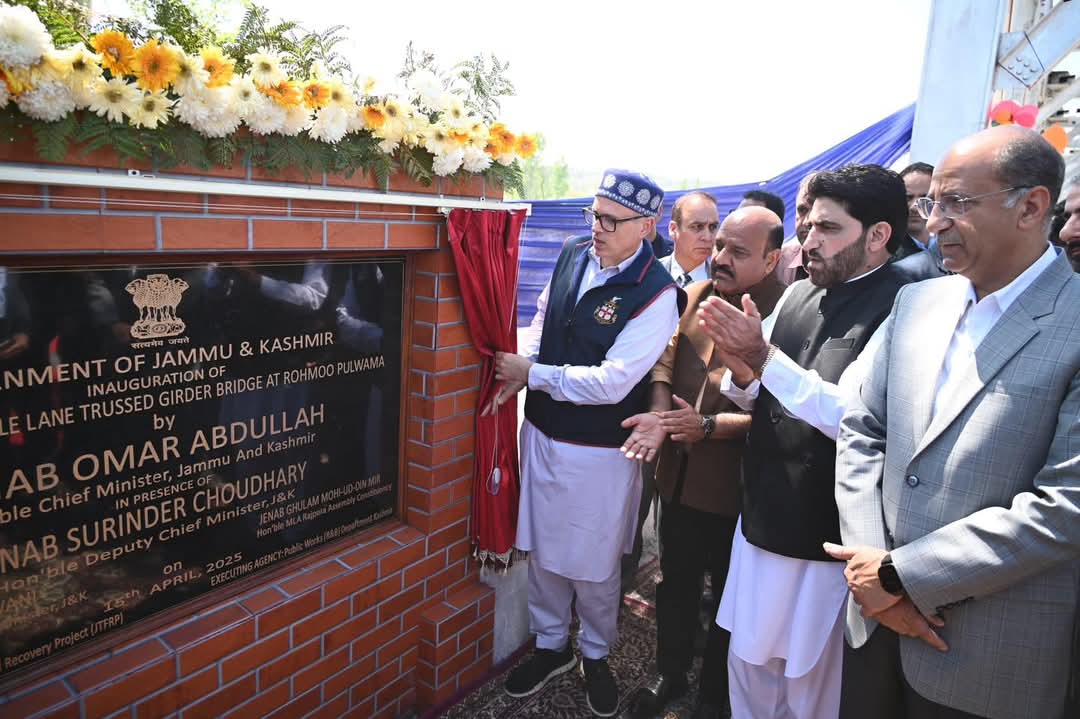 Decade-Old Dream Realized: 3x50m Span Bridge Inaugurated at Rohmoo, Pulwama. 