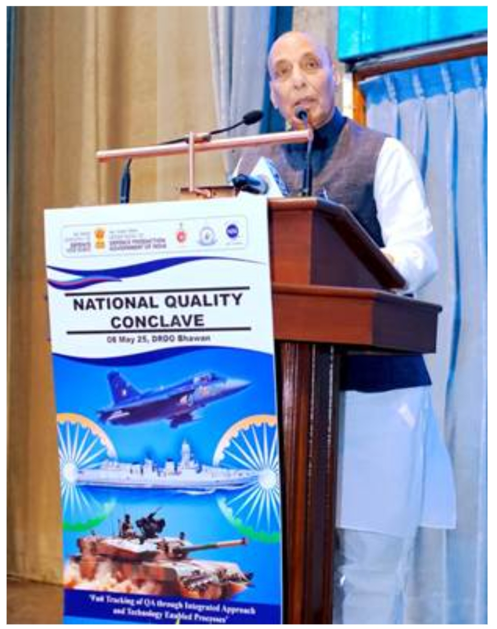 Defence Minister Rajnath Singh Highlights Role of Quality in Operation Sindoor Success at National Quality Conclave 2025.