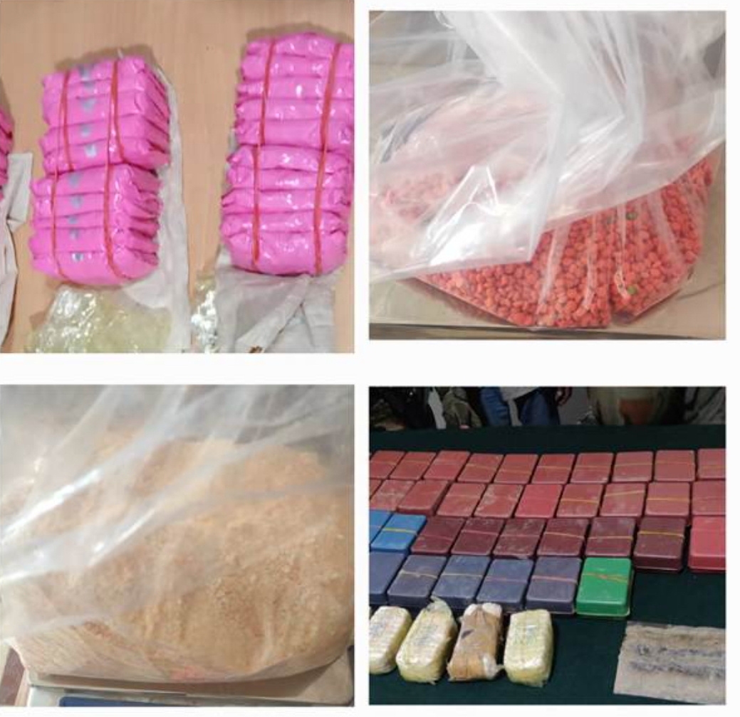 DRI Seizes Heroin and Methamphetamine Worth ₹23.5 Crore in North-East Operations; Four Arrested.