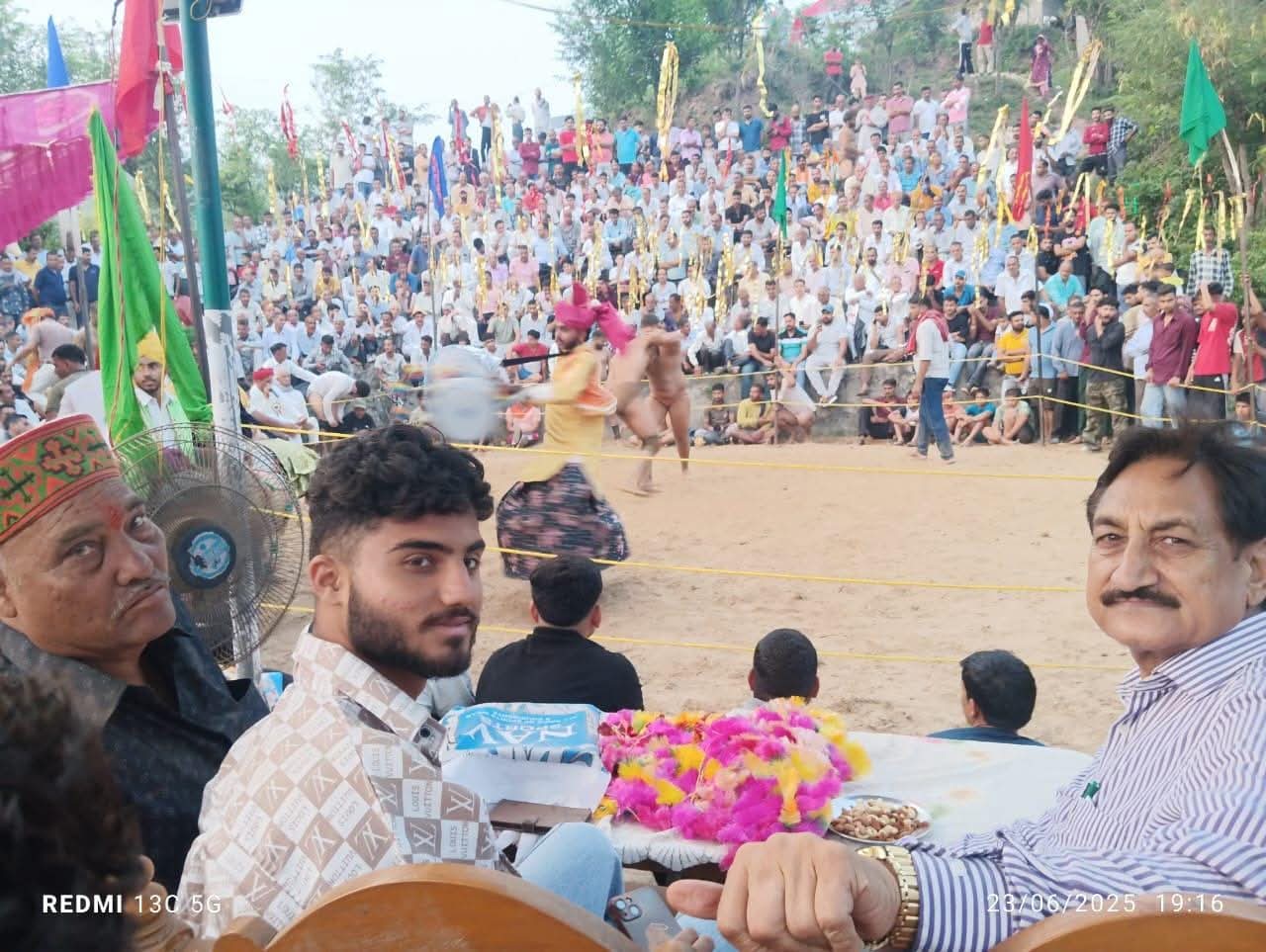 Former CPS Sohan Lal Thakur Lauds Traditional Wrestling Event in Dehvi Sanoh as a Symbol of Cultural Pride and Youth Empowerment.