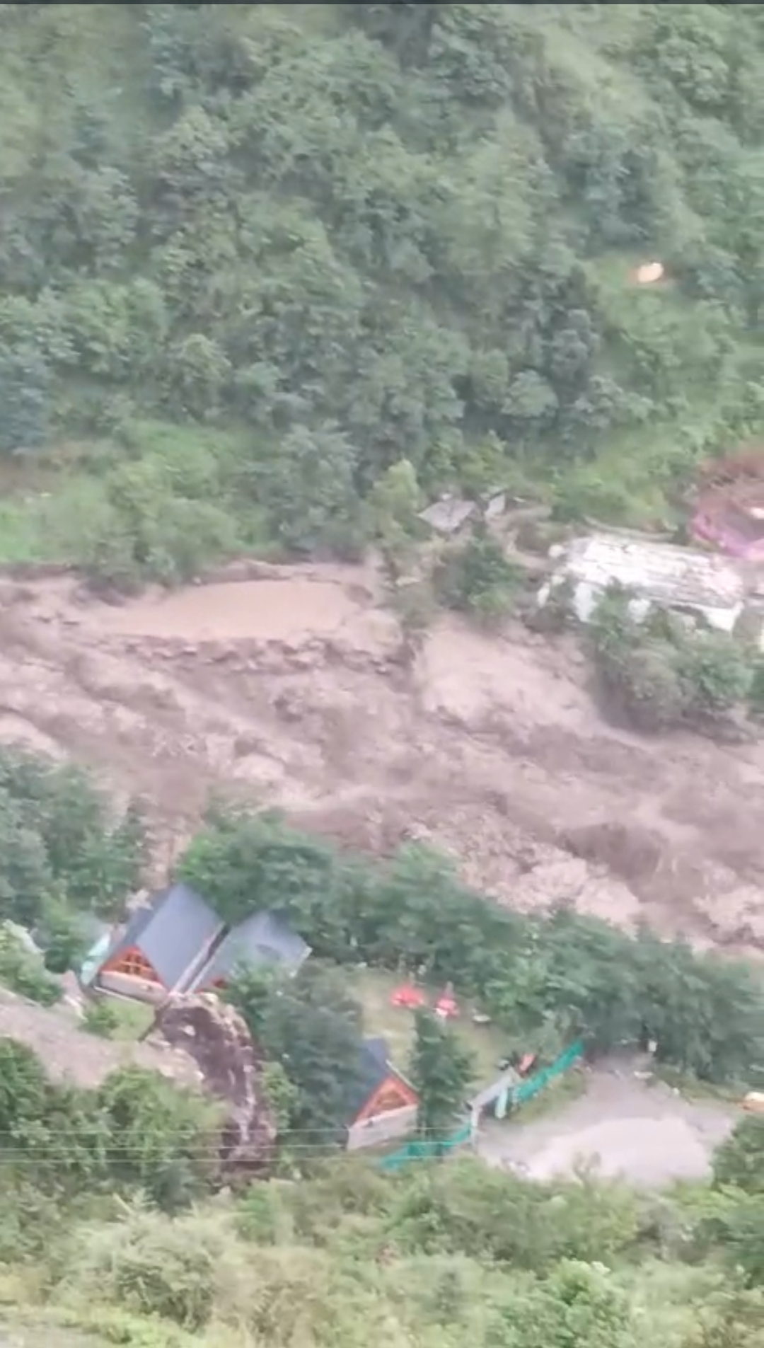 Cloudbursts and Flash Floods Hit Kullu District: Widespread Damage, Rescue Operations Underway. 