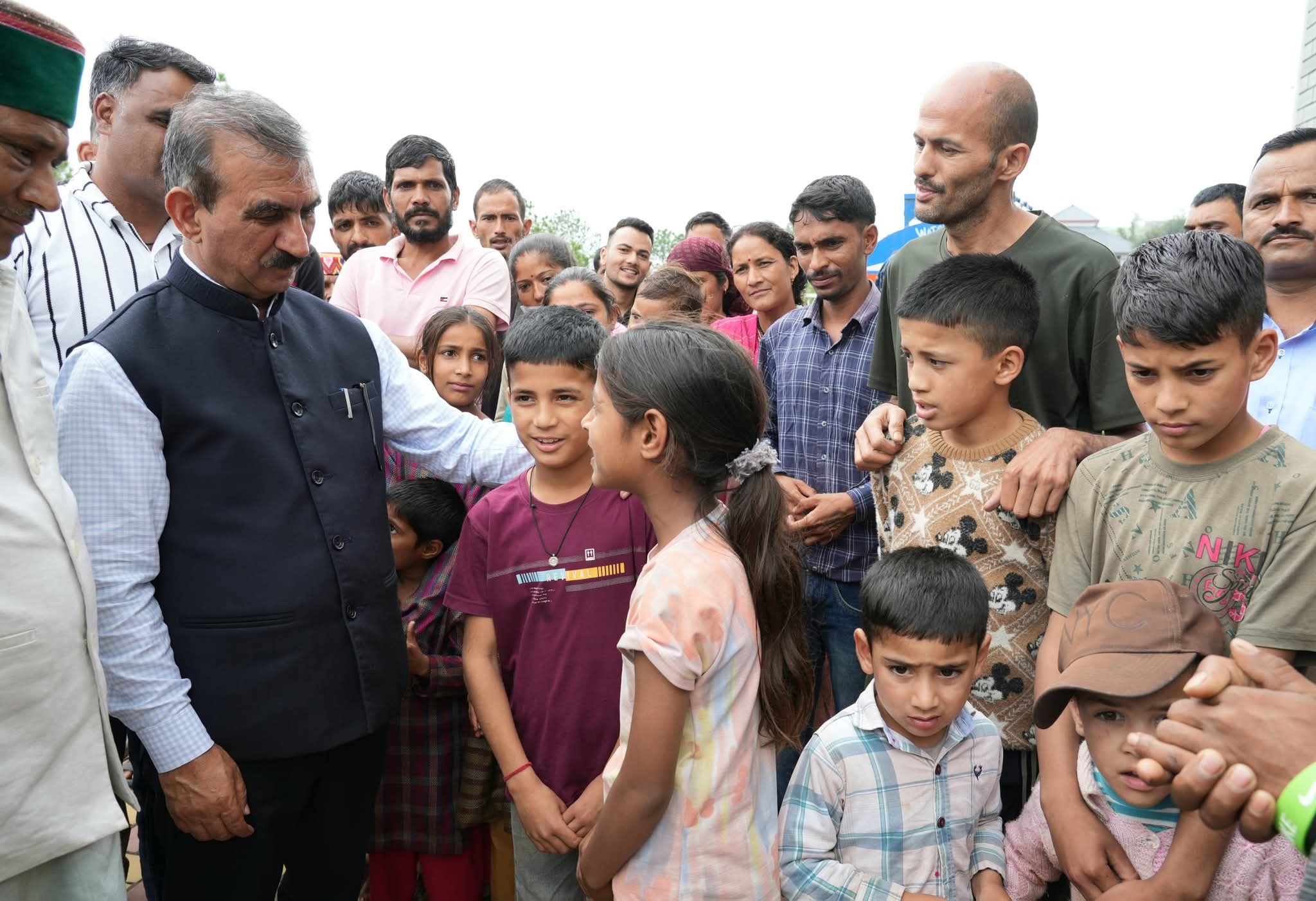 “Their World Changed in a Blink, But Hope Remains”: CM Sukhu Shares Meal with Disaster-Hit Children in Mandi.