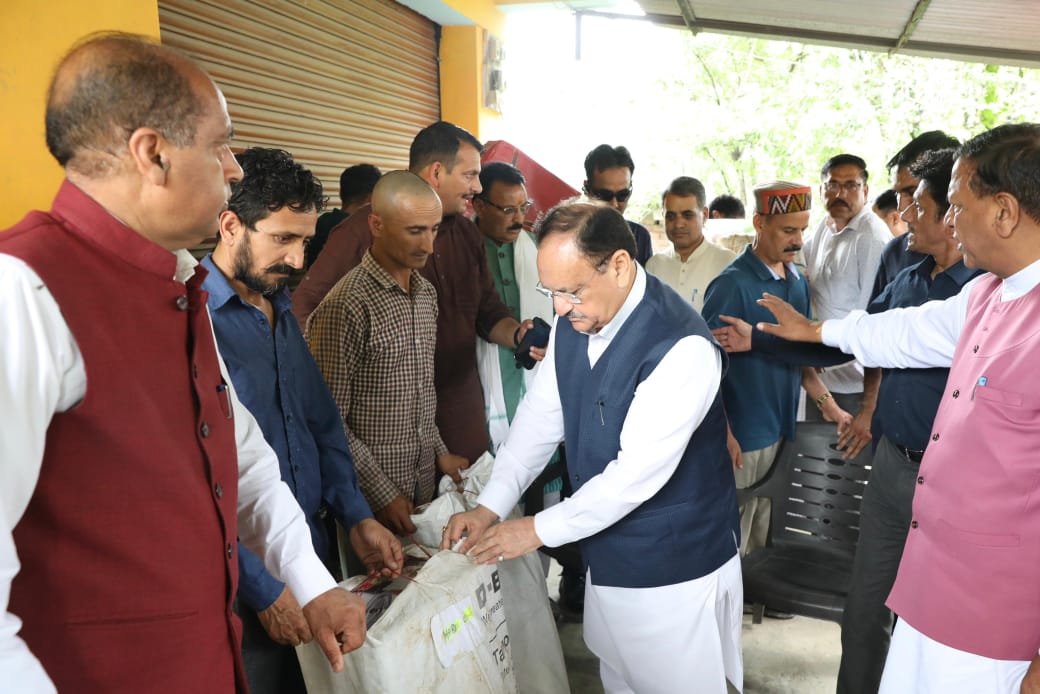 “Centre Has Always Stood with Himachal and Will Continue to Do So,” Says JP Nadda During Visit to Rain-Hit Areas. 