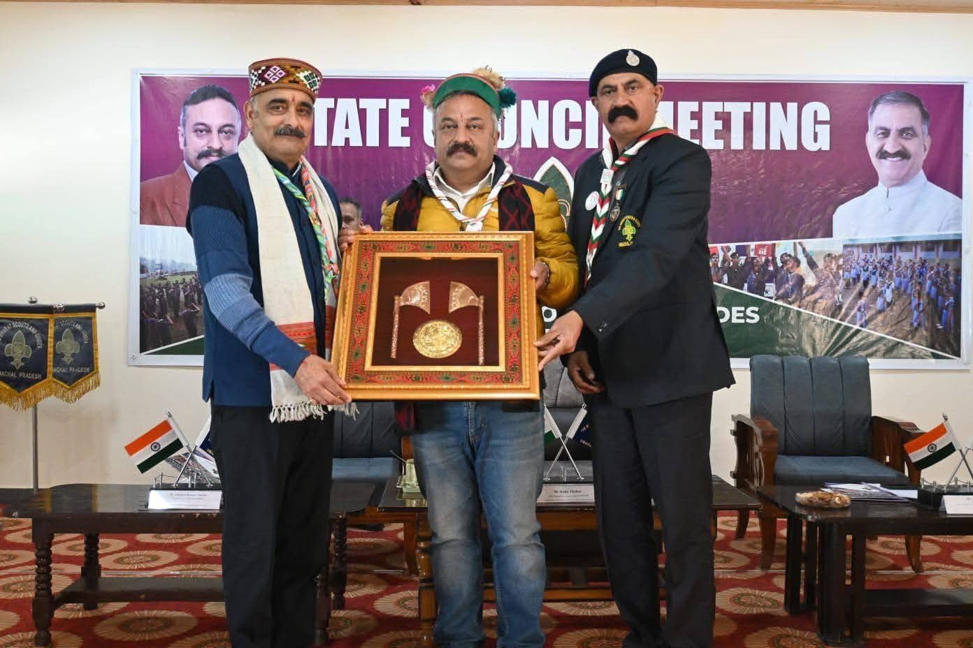 Education Minister Chairs State Council Meeting of Bharat Scouts and Guides at Rewalsar  in Mandi.