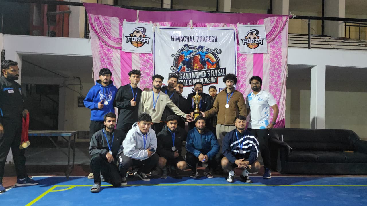 Triumph FC Finish Runners-Up at Himachal Pradesh State Futsal Championship 2026; Sahil Thapa Named Best Player.