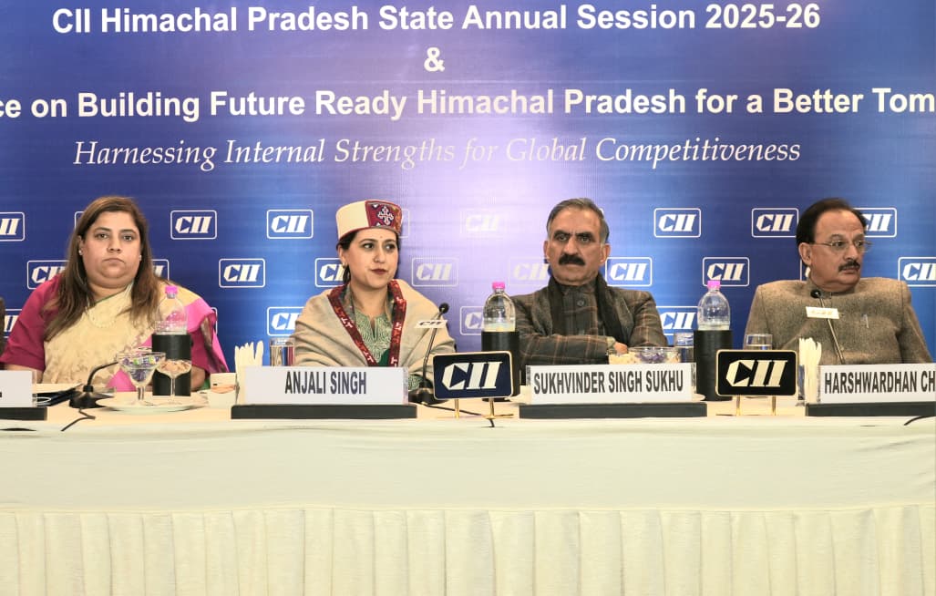 CM Sukhu Invites Investment in Tourism, Food Processing and IT at CII Meet, Promises Industry-Friendly Environment.