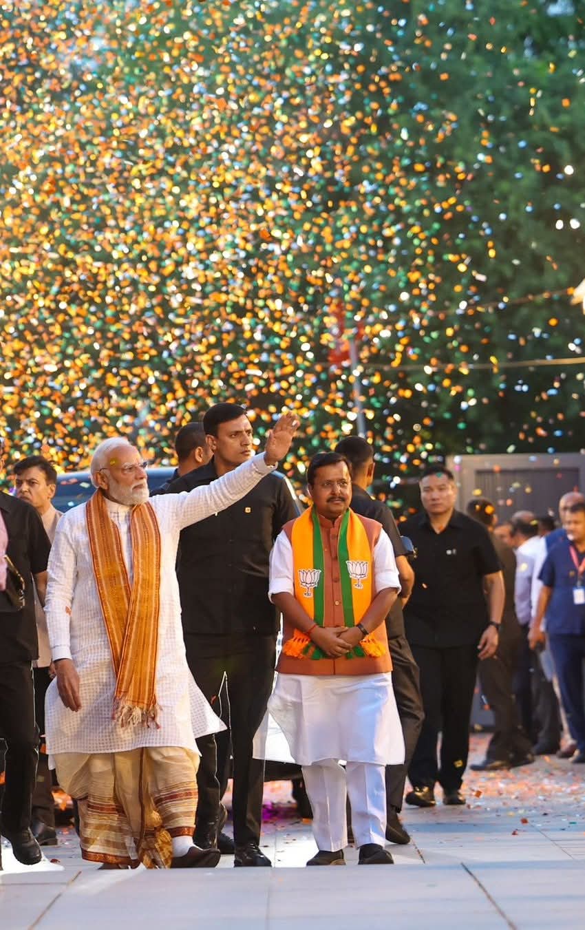 Saffron Sunrise in the East: BJP Dismantles TMC Citadel to Script History in West Bengal. 