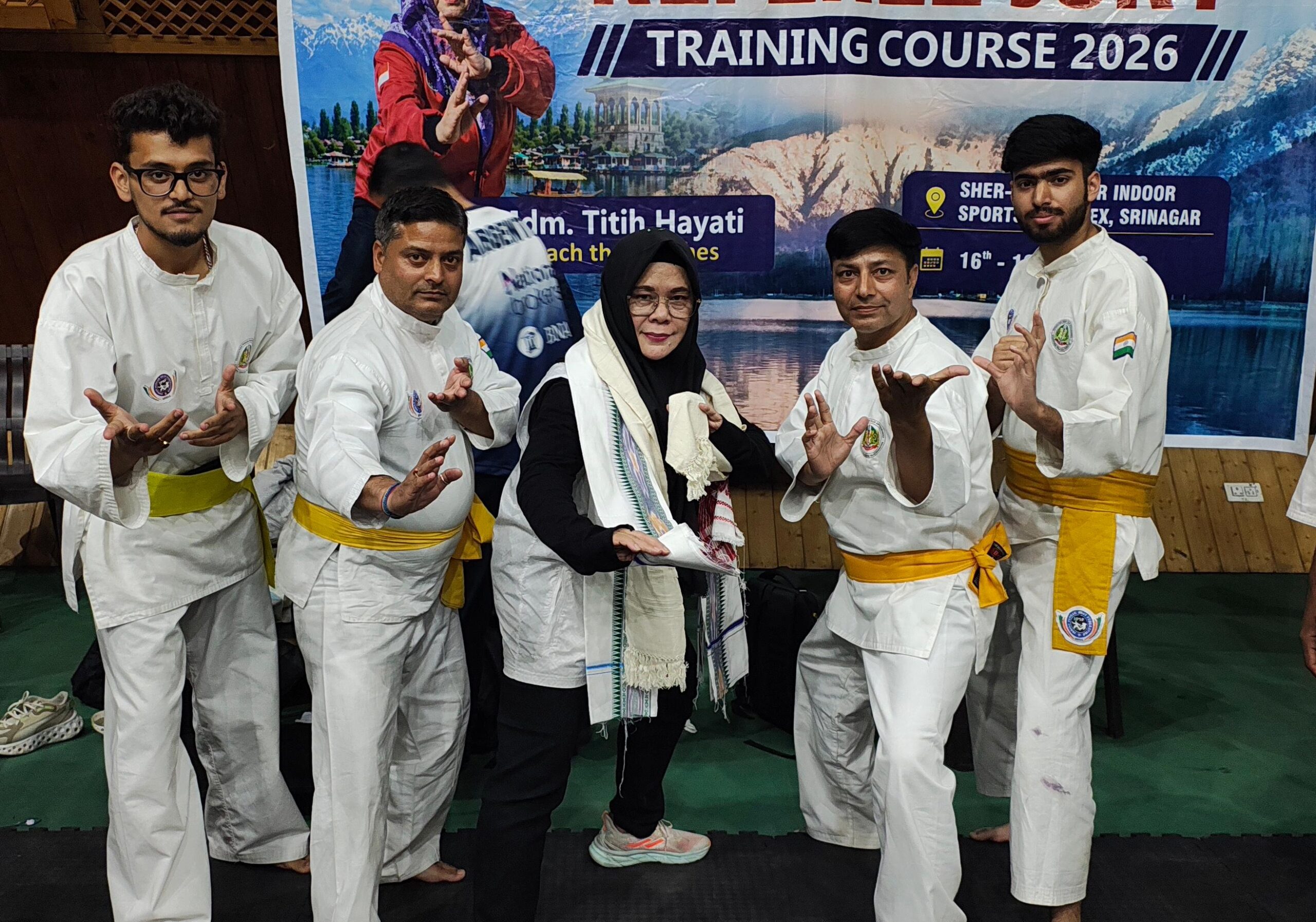 National Pencak Silat Referee-Jury Course and Technical Coaching Camp Concludes Successfully in Srinagar.