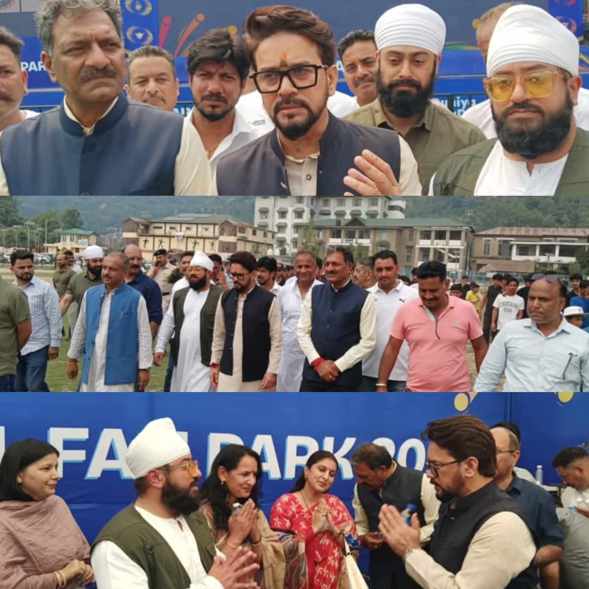 Former Union Minister and BJP MP Anurag Thakur Attacks TMC, Praises Armed Forces and Promotes Sports Culture During Mandi Visit.