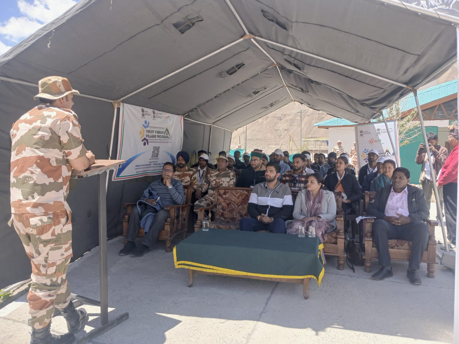 Participants from Bihar and Uttar Pradesh Explore Strategic Border Regions, Environmental Conservation, and ITBP’s Role under Viksit Vibrant Village Youth Exchange Programme in Spiti.