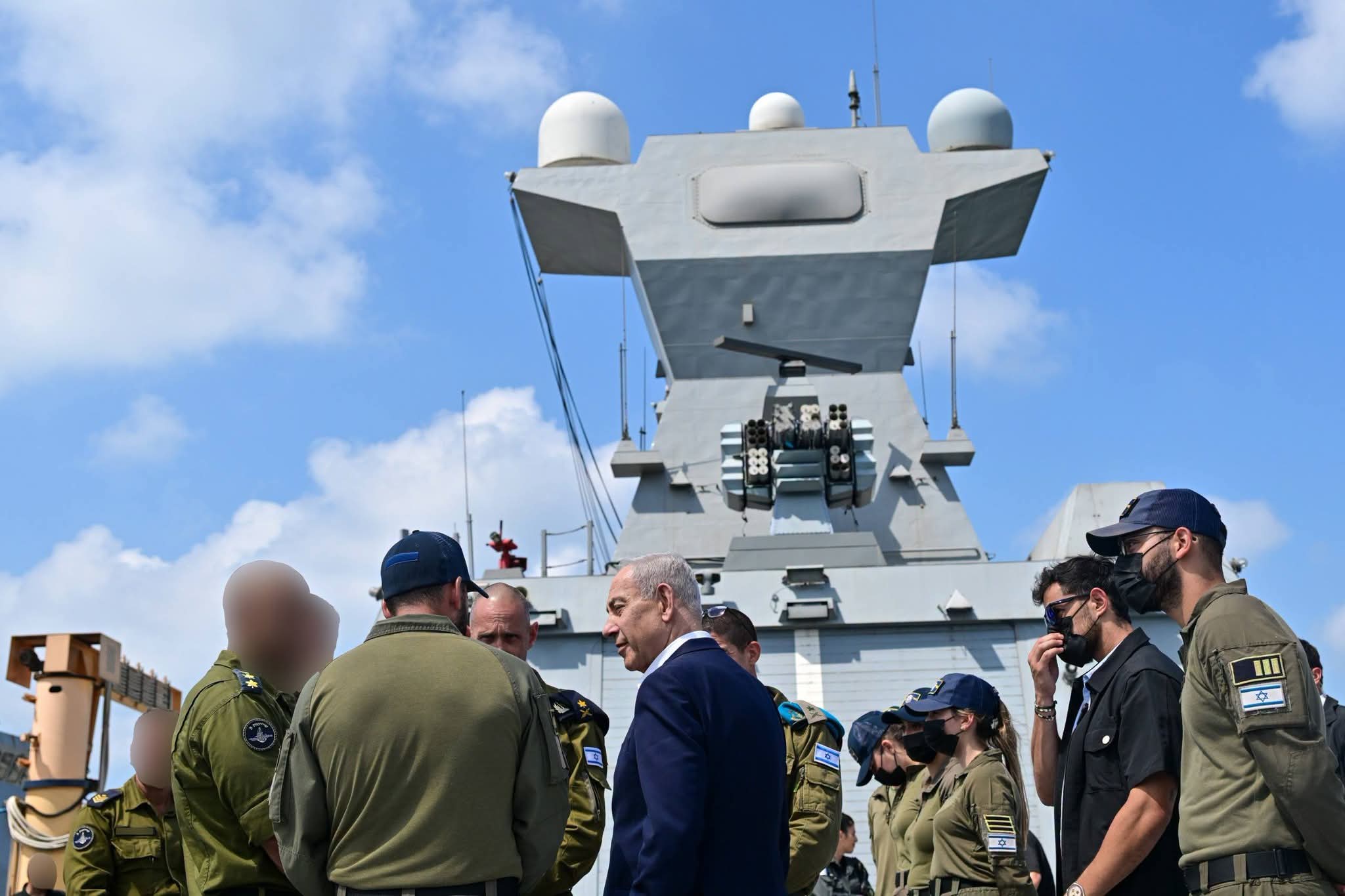 Israeli Prime Minister Benjamin Netanyahu Visits Haifa Naval Base, Reaffirms Commitment to Maritime Security