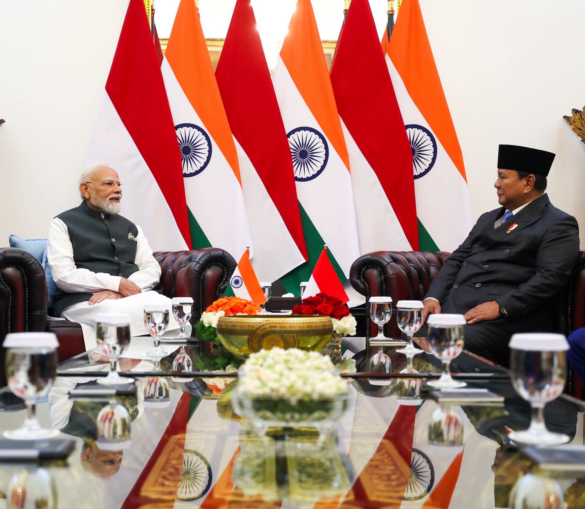 India and Indonesia Elevate Strategic Partnership as PM Narendra Modi Holds Talks with President Prabowo Subianto