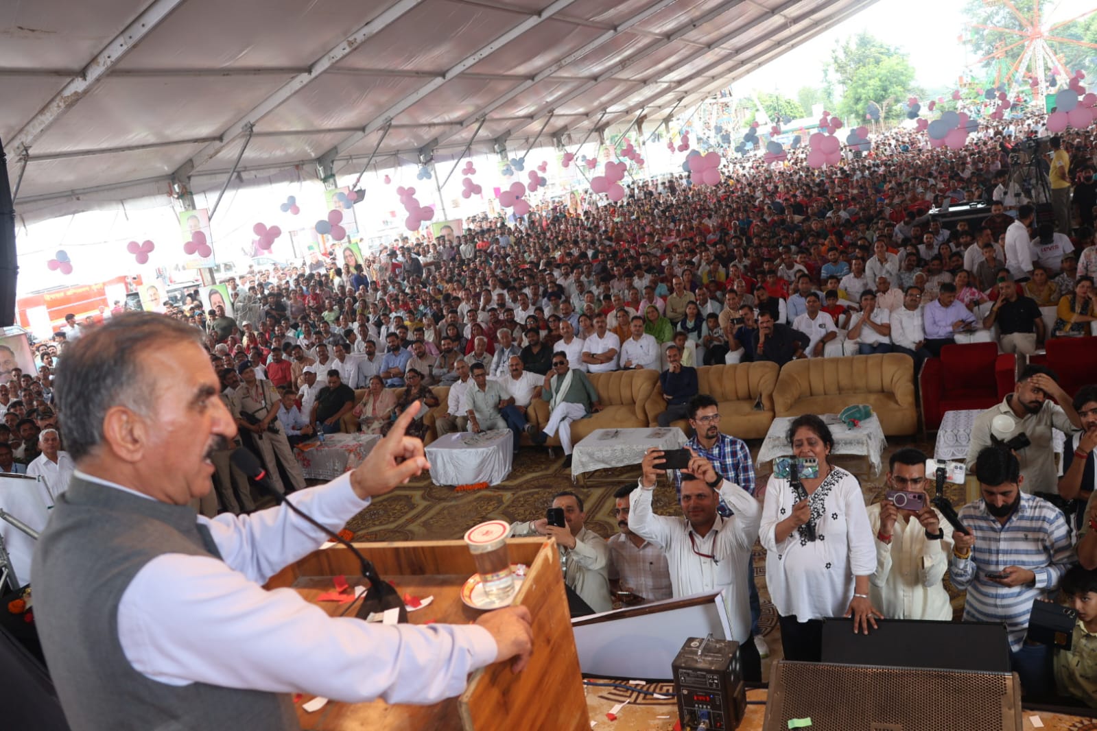 RPGMC Tanda to Get 100 New PG Seats; CM Sukhu Announces Major Development Projects in Nagrota Bagwan.