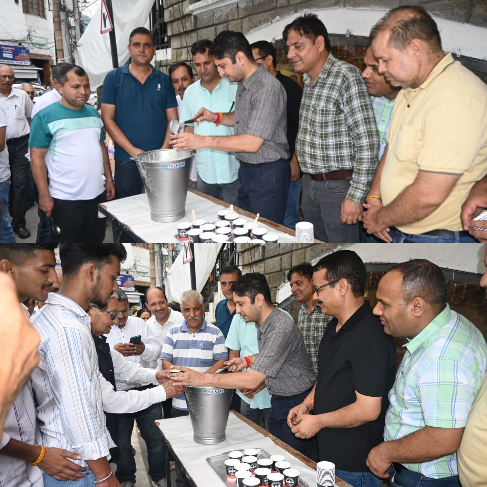 Press Club Mandi Organises Kheer Bhandara on Second Monday of Shravan; DC Apoorv Devgan Joins Devotees. 