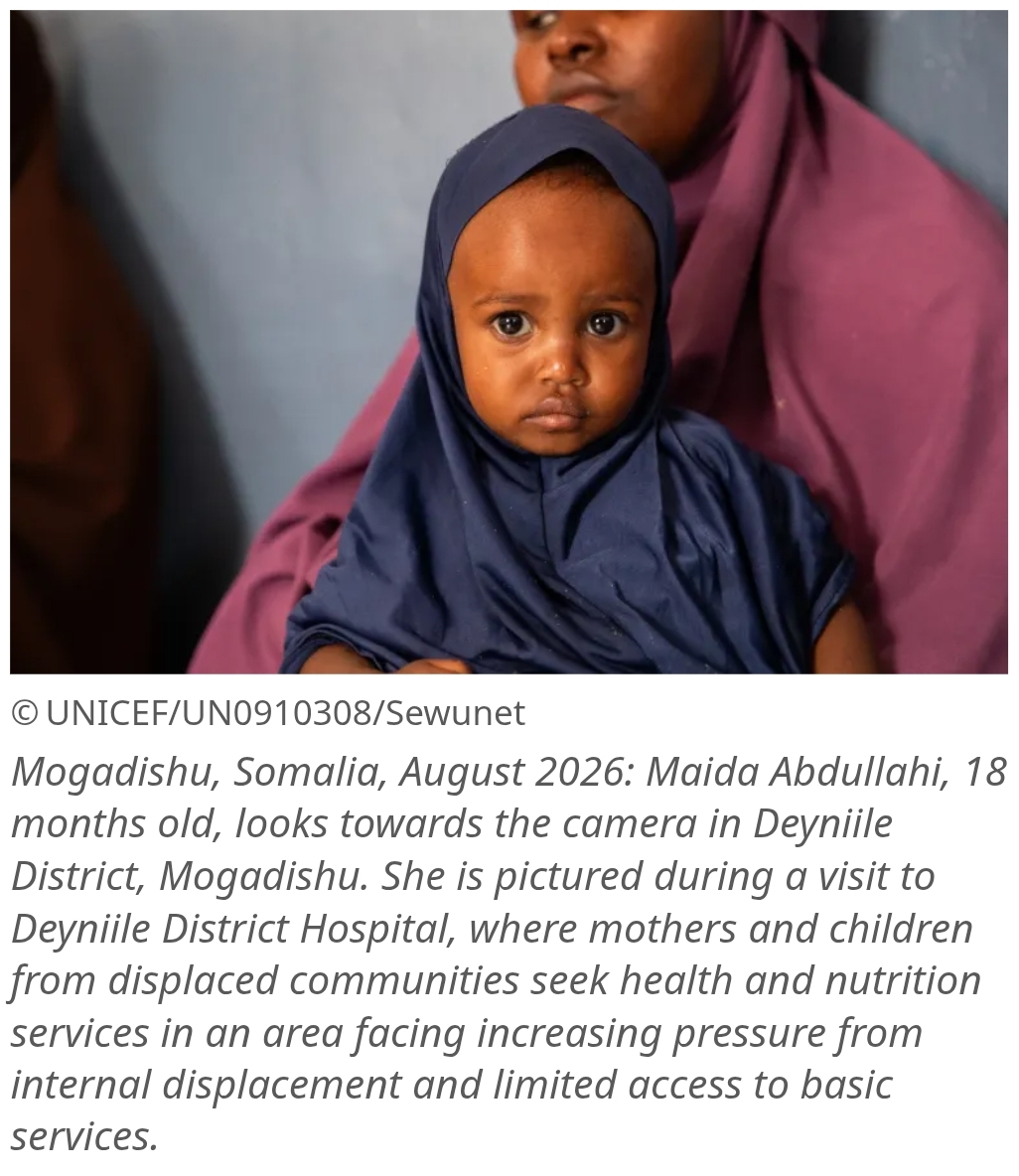 Hundreds of Health and Nutrition Facilities Shut Down as Somalia’s Child Crisis Deepens. 
