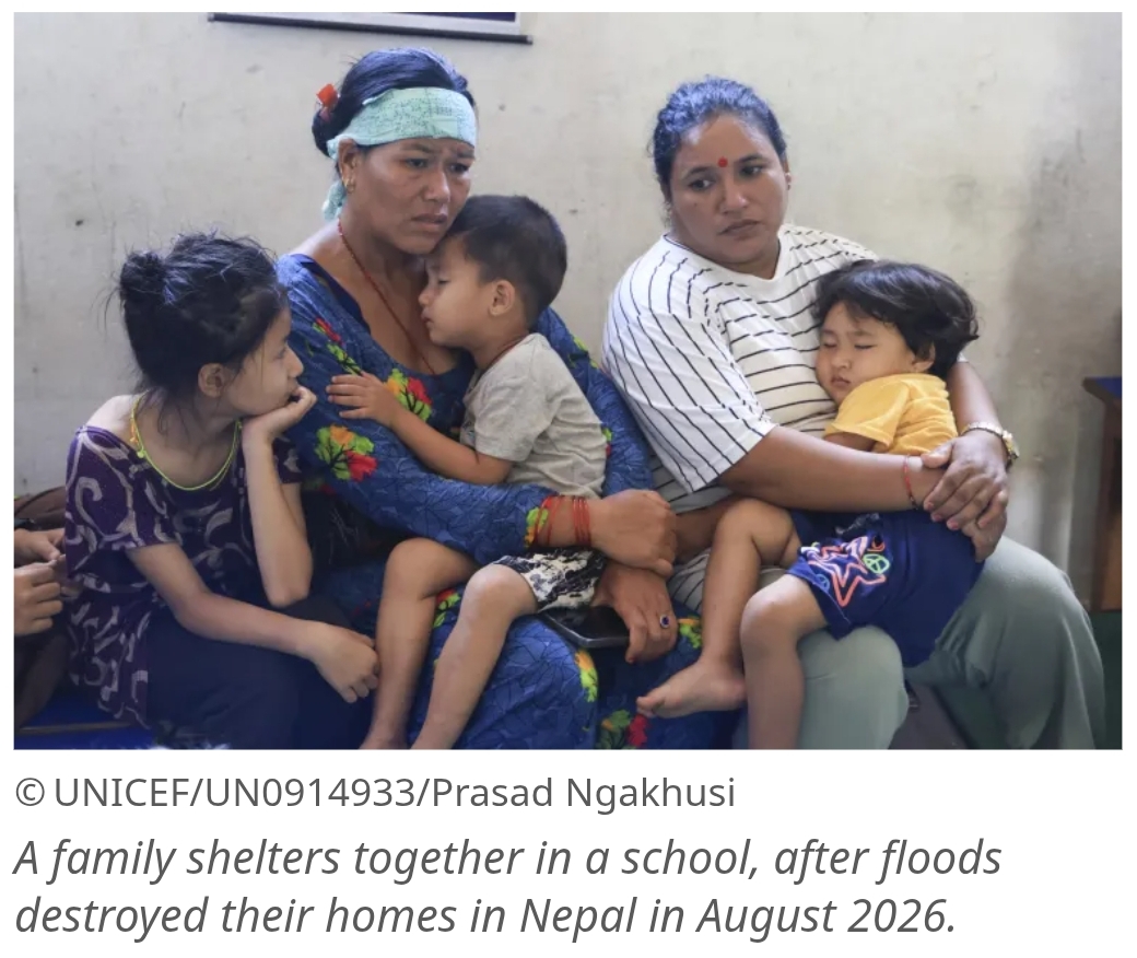Over 22,000 Children in Nepal Urgently Need Safe Water and Sanitation After Flash Floods.